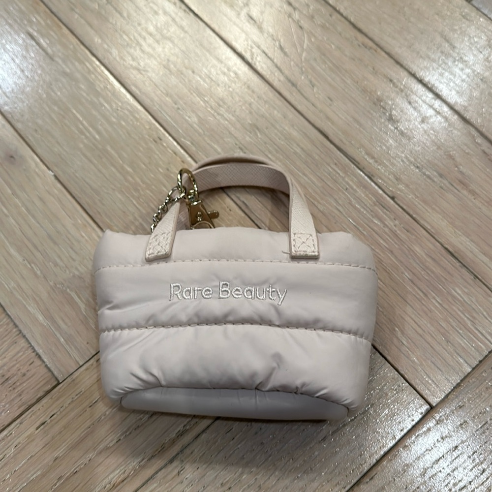 Rare Beauty Key Chain Puffer bag